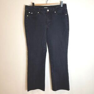 CAMBIO Norah Jeans Dark Wash Straight Leg Denim Pants Women's Size 12